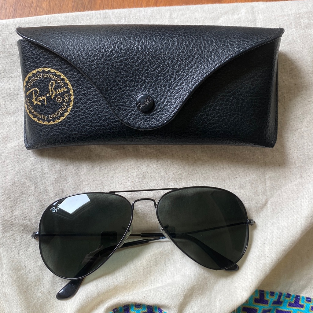 Rayban Aviator Total Black Sunglasses